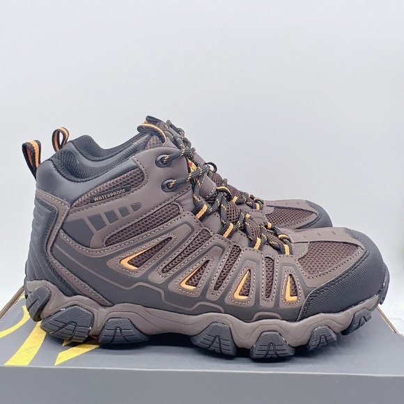 Thorogood Crosstrex Men WORK Boot Mid Waterproof Safty Toe Brown US 8.5 EE Wide main image 7